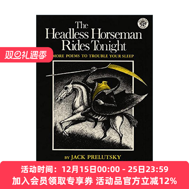 英文原版 The Headless Horseman Rides Tonight 无头骑士今夜骑行 诗歌 纽约时报插画图书 英文版 进口英语原版书籍