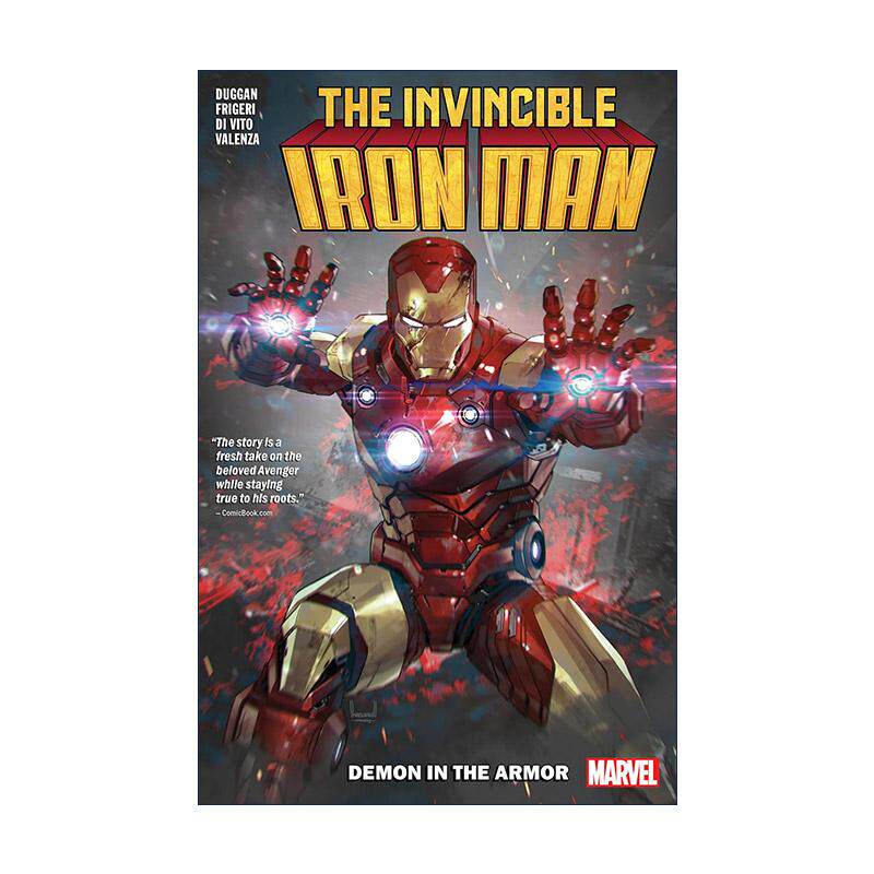 无敌钢铁侠 卷一 英文原版 Invincible Iron Man By Gerry Duggan Vol.1 漫威漫画 英文版 进口英语原版书籍