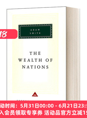 华研原版 英文原版 The Wealth Of Nations 国富论 亚当·斯密 Everyman精装版 英文版 进口英语原版书籍