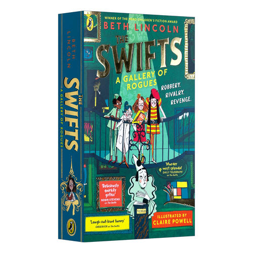英文原版 斯威夫特家族2 画廊大盗 The Swifts A Gallery of Rogues 纽约时报畅销儿童冒险小说 英文版 进口英语原版书籍