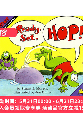 英文原版 Mathstart Level 3 Ready Set Hop 数学启蒙绘本3级 英文版 进口英语原版书籍