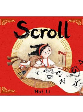 英文原版 Scroll 卷轴中的汉字 精装绘本 英文版 进口英语原版书籍