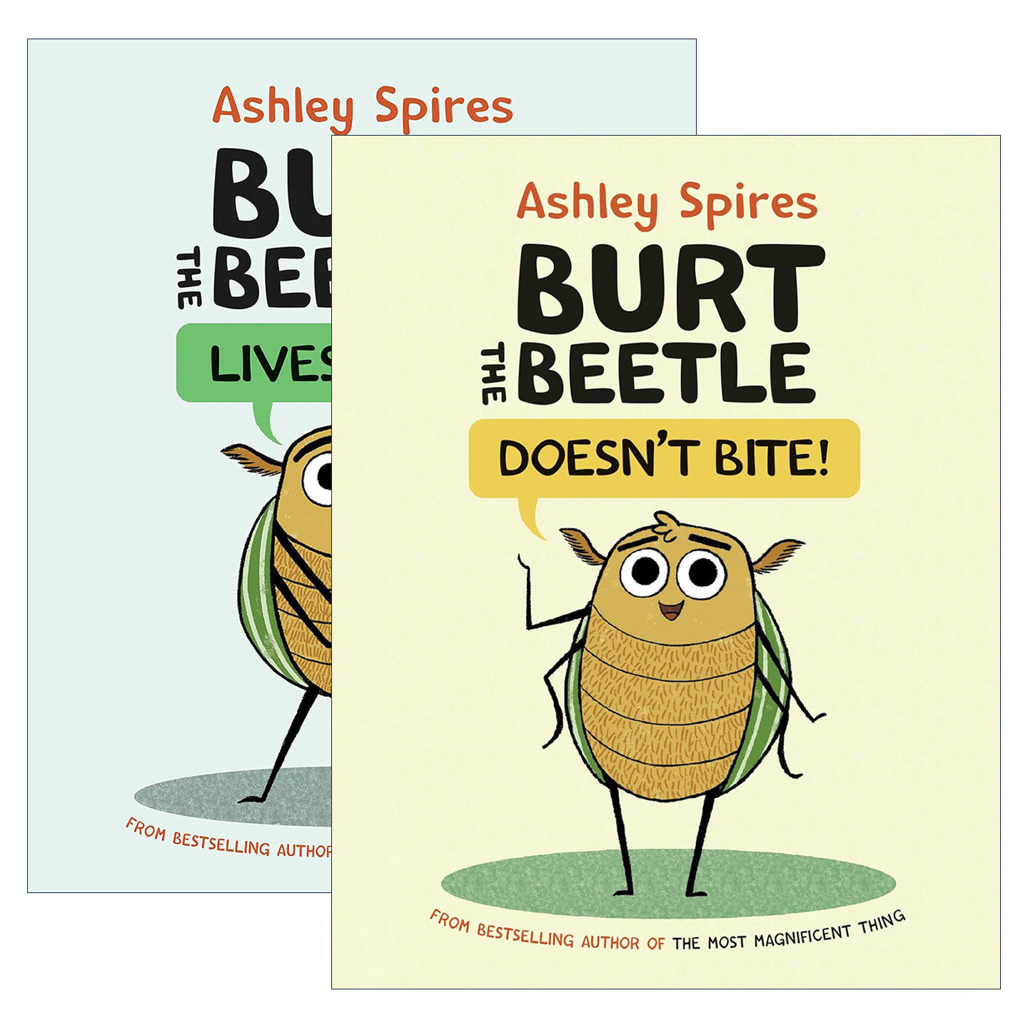 英文原版 Burt the Beetle 甲虫伯特系列2册 桥梁漫画小说 精装 英文版 进口英语原版书籍