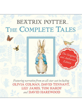 英文原版 Beatrix Potter The Complete Tales 彼得兔的故事全集有声书CD 奥利维亚科尔曼 莉莉詹姆斯 英文版 进口英语原版