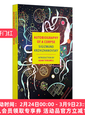 英文原版小说 Autobiography of a Corpse New York Review Books Classics 尸体自传 Sigizmund 英文版 进口英语原版书籍