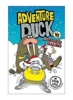 英文原版 Adventure Duck vs The Wicked Walrus 冒险鸭对战邪恶海象 儿童幽默故事 英文版 进口英语原版书籍