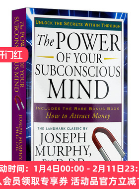 英文原版 The Power of Your Subconscious Mind 潜意识的力量 英文版 进口英语原版书籍