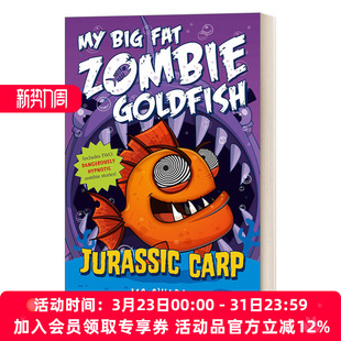 Zombie 英文原版 Big 华研原版 Goldfish 进口英语原版 Carp 英文版 Jurassic 书籍 大胖丧尸金鱼6 Fat