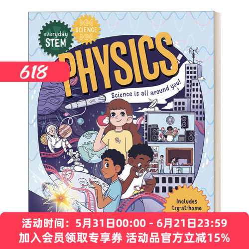 英文原版 物理学 儿童每日科学科普绘本 Everyday STEM Science – Physics 英文版 进口英语原版书籍