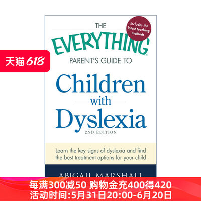 患有阅读障碍的儿童的父母指南  英文原版 The Everything Parent's Guide to Children with Dyslexia 英文版 进口英语原版书籍