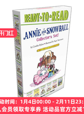 英文原版 Annie and Snowball Collector's Set! 安妮和雪球系列6本盒装 Ready to Read Level 2 英文版 进口英语原版书籍