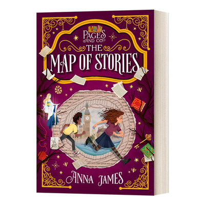 英文原版 Pages & Co. 3 The Map of Stories 穿梭童话故事集3 儿童奇幻小说 美国国家畅销书作家Anna James 英文版 进口英语书籍