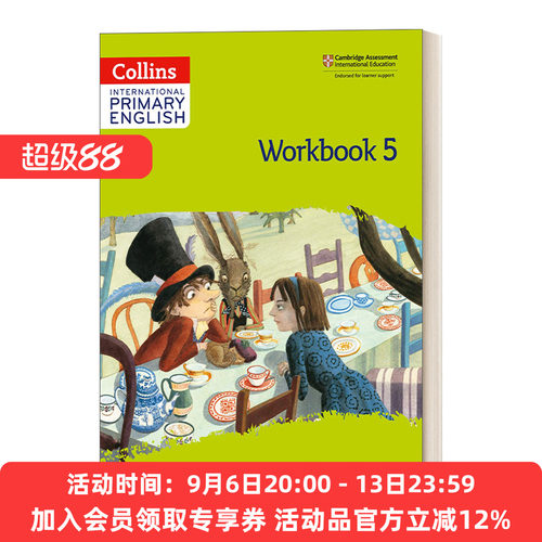 柯林斯剑桥国际小学英语练习册五年级 英文原版 Collins Cambridge International Primary English Workbook Stage 5 英文版