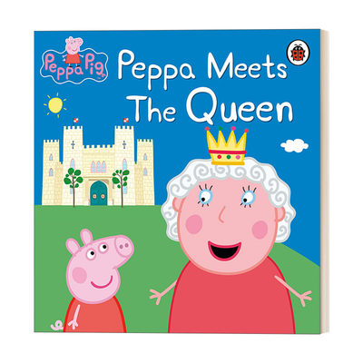 小猪佩奇故事书佩奇见女王英文
