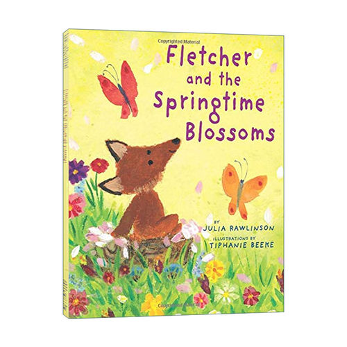 狐狸弗莱彻和春天花朵 英文原版 Fletcher and the Springtime Blossoms 季节变化 儿童绘本 英文版 进口英语原版书籍