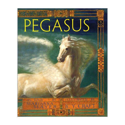 英文原版绘本 Pegasus 希望之神 飞马 精装复古插画绘本 繁复宫廷华美代表画家Kinuko Y.Craft 英文版 进口英语原版书籍