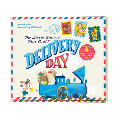 交付日 英文原版 The Little Engine That Could Delivery Day 儿童精装故事绘本 插画师Jill Howarth 英文版 进口英语原版书籍