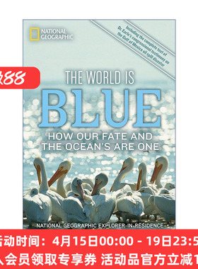 深蓝  英文原版 The World Is Blue 深蓝SOS 我们和海洋在一起 Sylvia A. Earle 英文版 进口英语原版书籍