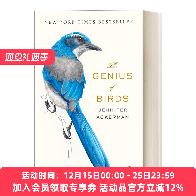 英文原版 The Genius of Birds 鸟类的天赋 自然科普 豆瓣高分推荐 Jennifer Ackerman 英文版 进口英语原版书籍