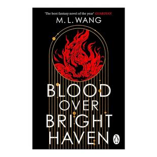 Blood 血染光明湾 英文原版 Wang 进口英语原版 Bright 英文版 Over 书籍 Haven 畅销女性奇幻小说