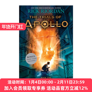 英文原版 The Trials of Apollo 1 The Hidden Oracle 阿波罗的审判1 英文版 进口英语原版书籍