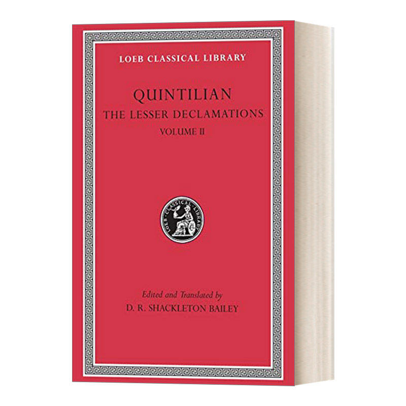 英文原版 The Lesser Declamations Volume II 古罗马教育家Quintilian 次要演说 卷2 拉英对照版 洛布古典丛书 英文版进口英语书