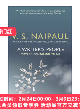 英文原版 A Writer's People 作家看人 看 这个世界 诺贝尔文学奖得主奈保尔 V.S.Naipaul 英文版 进口英语原版书籍