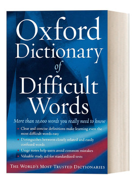 牛津难词词典 英文原版 The Oxford Dictionary of Difficult Words 英文版 进口英语原版书籍