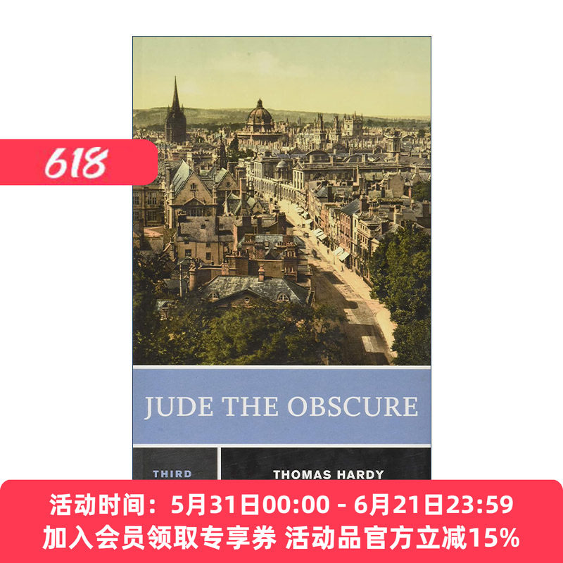 英文原版 Jude the Obscure 无名的裘德 第三版 诺顿文学解读系列 Norton Critical Editions 英文版 进口英语原版书籍