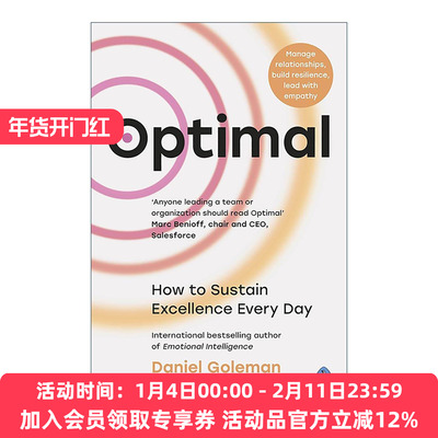英文原版 Optimal 如何始终如一维持卓越 情商作者丹尼尔·戈尔曼 英文版 进口英语原版书籍