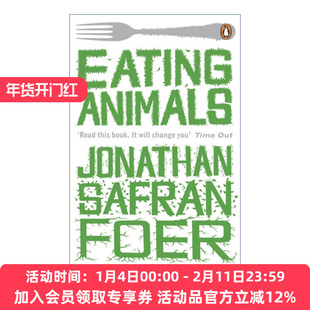英文原版 Eating Animals 吃动物 一个杂食者的困惑 乔纳森·萨弗兰·弗尔 英文版 进口英语原版书籍