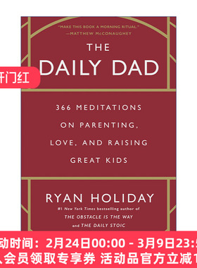 英文原版 The Daily Dad 爸爸日常 关于育儿 爱和养育好孩子的366次思考 Ryan Holiday 精装 英文版 进口英语原版书籍
