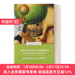 英文原版小说 Gulliver's Travels and A Modest Proposal  格列佛游记 Enriched Classics系列 英文版 进口英语原版书籍