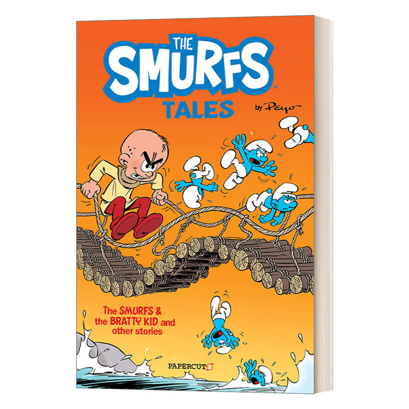 smurf tales 1 the smurfs and the bratty kid  蓝精灵故事1 英文版