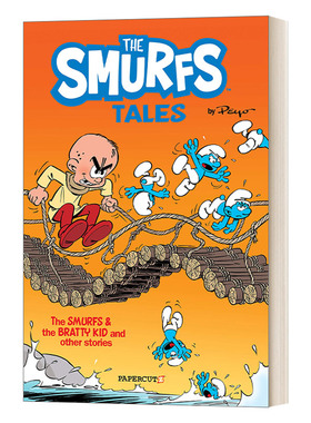 英文原版 The Smurf Tales 1 The Smurfs and The Bratty Kid  蓝精灵故事1 英文版 进口英语原版书籍