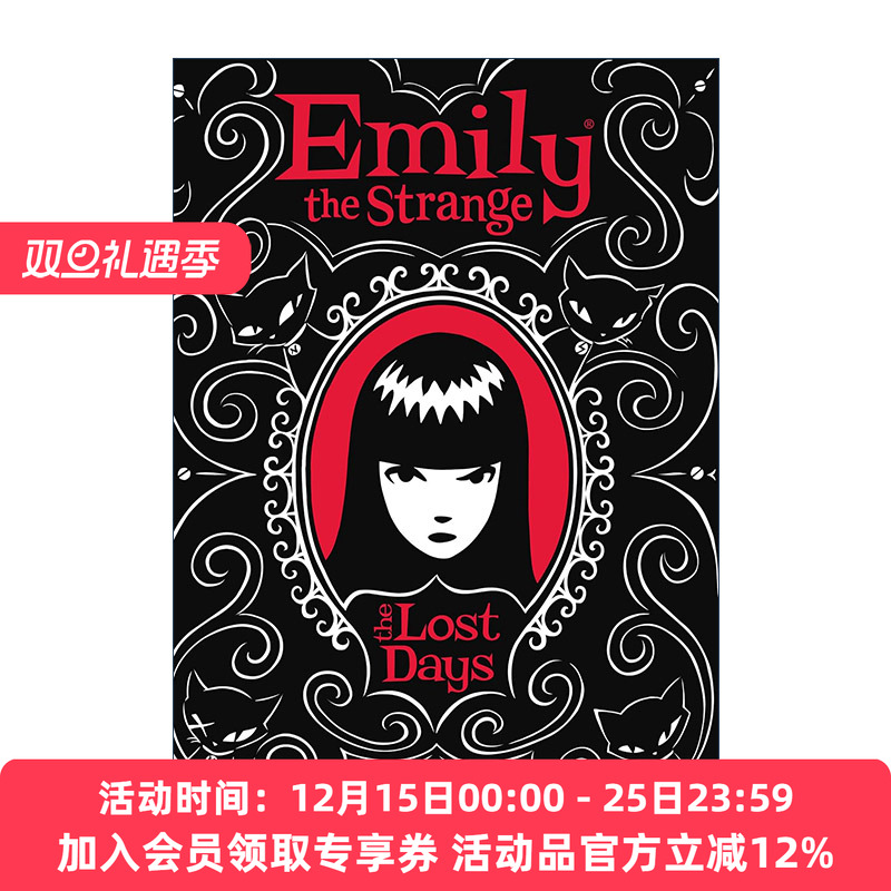 英文原版 Emily the Strange Lost Days 怪异的艾米莉4 失去的日子 美国经典漫画人物小说 儿童章节书 精装 进口英语原版书籍