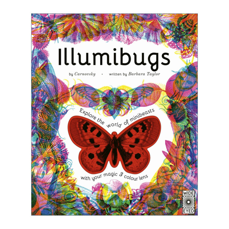 点亮虫虫  英文原版 Illumibugs Explore the world of mini beasts with your magic 3 colour lens 用神奇的三色镜头探索世界