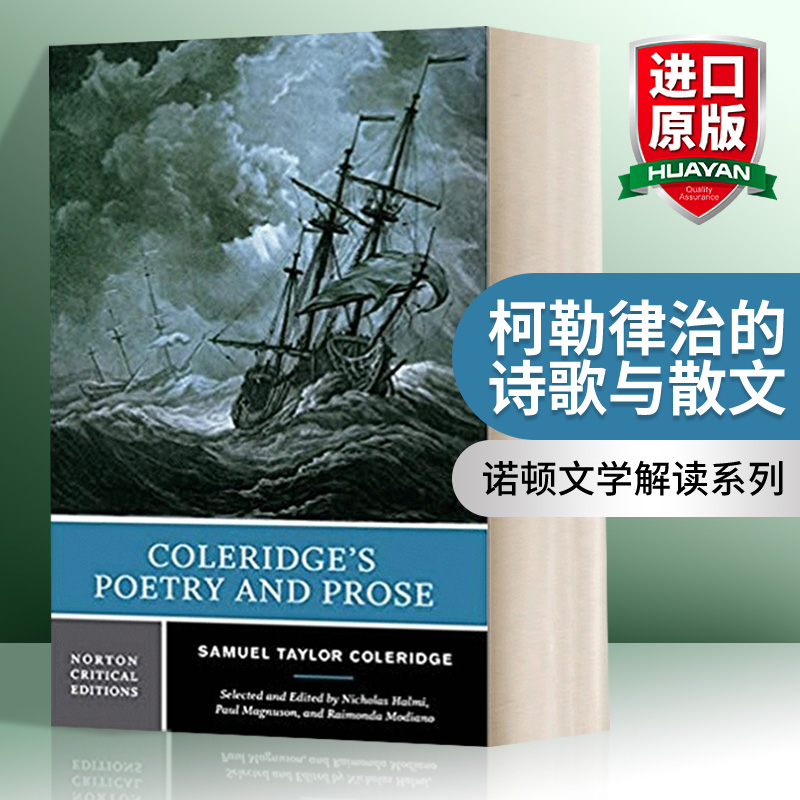 英文原版 Coleridge's Poetry and Prose柯勒律治的诗歌与散文诺顿文学解读系列英文版进口英语原版书籍