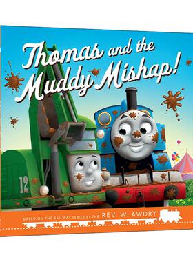 英文原版 Thomas & Friends Thomas and the Muddy Mishap 托马斯小火车绘本 托马斯与泥巴事故 儿童友谊故事 进口英语原版书籍