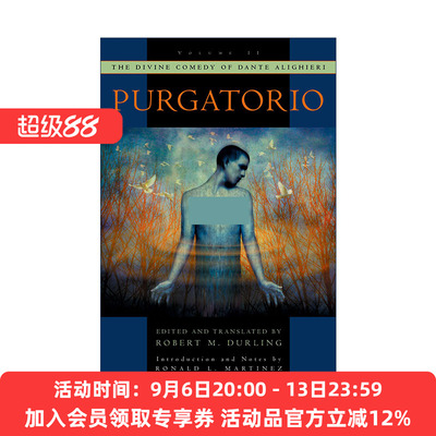 英文原版 The Divine Comedy of Dante Alighieri 但丁神曲 卷二 Robert Durling译文 英意双语对照版 英文版 进口英语原版书籍