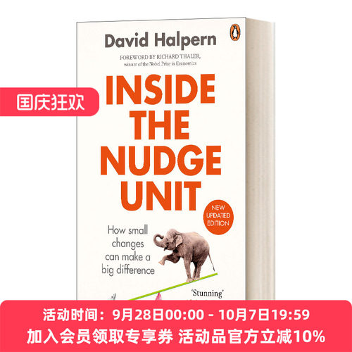 助推实践版 英文原版 Inside the Nudge Unit 小行动如何推动大变革 英文版 进口英语原版书籍