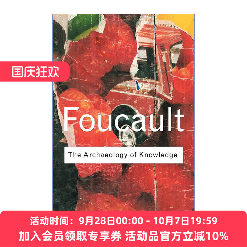 知识考古学  英文原版 Archaeology of Knowledge 米歇尔福柯 Routledge Classics系列 英文版 进口英语原版书籍图片