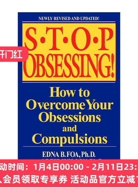 强迫症克服指南  英文原版 Stop Obsessing! 修订版 OCD 心理学 Edna B. Foa 英文版 进口英语原版书籍