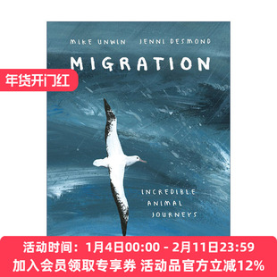英文原版 Migration 迁徙 不可思议的动物之旅 精装自然绘本 珍妮·德斯蒙德插画 英文版 进口英语原版书籍