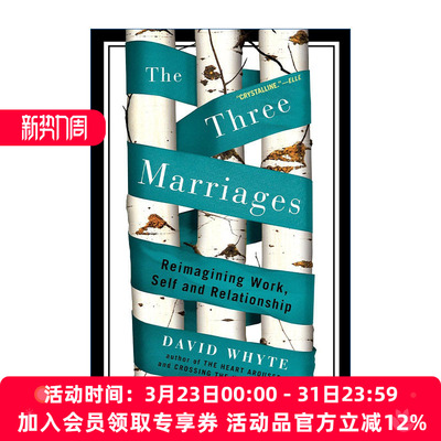 英文原版 The Three Marriages 三段婚姻 重塑工作 自我与关系 David Whyte 英文版 进口英语原版书籍