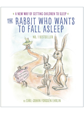 英文原版 The Rabbit Who Wants to Fall Asleep 小兔子睡不着 Carl-Johan Forssén Ehrlin畅销绘本 神奇催眠书助宝宝迅速入眠