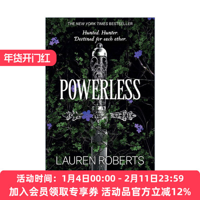 英文原版 Powerless 无力 精装 黑暗奇幻小说 Lauren Roberts 英文版 进口英语原版书籍