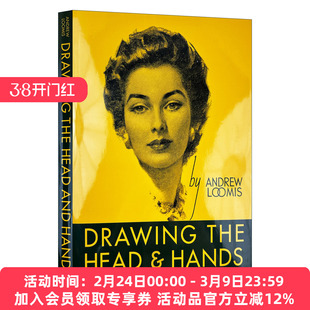 英文原版 Drawing the Head and Hands 头手素描 成年女性肖像绘画指导 美国艺术家安德鲁·路米斯 英文版 进口英语原版书籍