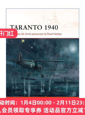 二战英军1940塔兰托袭击战 英文原版 Taranto 1940 战争历史系列 英文版 进口英语原版书籍