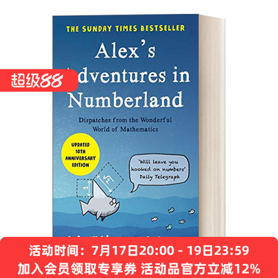 数学世界漫游记 英文原版 Alex's Adventures in Numberland 艾利克斯·贝洛斯 英文版 进口英语原版书籍